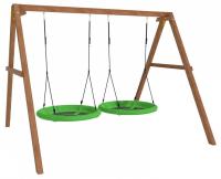 Качели детские Р911-30, коричневый Качели детские Р911-30, коричневый. Фото №1