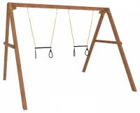 Качели детские Р911-31, коричневый Качели детские Р911-31, коричневый. Фото №1
