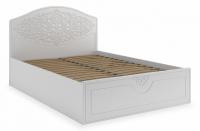 кровать 2000*1400 Ассоль АС-60 (с ламелями и п/м) белое дерево кровать 2000*1400 Ассоль АС-60 (с ламелями и п/м) белое дерево