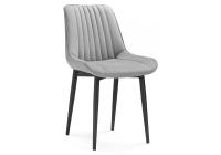 Стул Седа светло-серый / черный. Фото №1