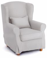 Кресло Secret De Maison Linby (mod. CC1312) дерево береза, ткань: хлопок, 81х87х95см, бежевый / AJ808-18. Фото №1