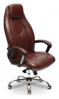 Компьютерное кресло BOSS люкс (хром) кож/зам, коричневый/коричневый перфорированный, 2 TONE/2 TONE /06 (id:  ) фото Компьютерное кресло BOSS люкс (хром) кож/зам, коричневый/коричневый перфорированный, 2 TONE/2 TONE /06 (id:  ). Фото №1