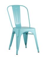 Стул TOLIX голубой матовый. Фото №1
