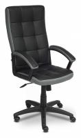 Компьютерное кресло TRENDY кож/зам/ткань, черный/серый, 36-6/12 фото Компьютерное кресло TRENDY кож/зам/ткань, черный/серый, 36-6/12. Фото №1