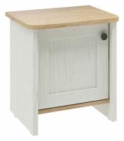 Тифани СТЛ.305.10 Тумба прикроватная Дуб небраска/Белый