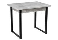 Стол деревянный Форли бетон / черный матовый. Фото №1