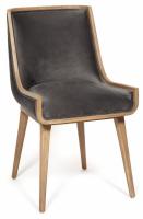 Кресло Secret de Maison BUGATTI ( mod. 20-35) красное дерево/ ткань флок (vittoria noire), 50*58*84 см, Античный дуб/ ткань серая фото Кресло Secret de Maison BUGATTI ( mod. 20-35) красное дерево/ ткань флок (vittoria noire), 50*58*84 см, Античный дуб/ ткань серая. Фото №1