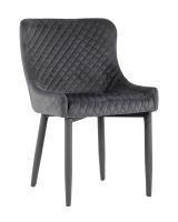 Стул Ститч серый ножки велюр. Фото №1