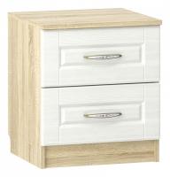 (Сильва) НМ 040.37 Тумба Оливия / дуб сонома / белый. Фото №1