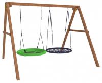 Качели детские Р911-24, коричневый Качели детские Р911-24, коричневый. Фото №1