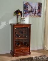 Мини-бар (стойка для вина) №714 пекан фото Мини-бар (стойка для вина) №714 пекан