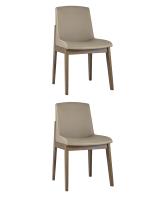 Стул LOKI экокожа бежевый 2 шт.