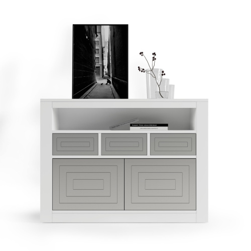 Консоль NORA 3011.2 Blanco mate/Plata. Фото №1