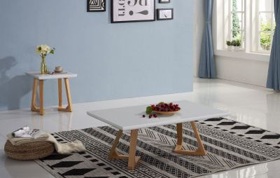 Стол журнальный J1692A Белый/Ясень. Фото №4