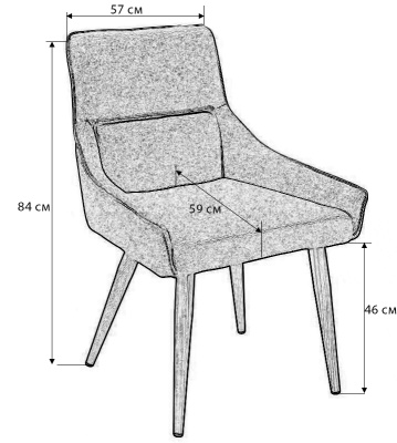 Стул Jean Браун Натур. Фото №3