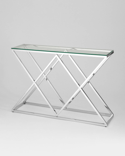 Консоль ИНСИГНИЯ 115*30 серебро. Фото №3