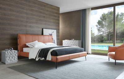 Кровать 1727 коричневая фото Кровать 1727 коричневая. Фото