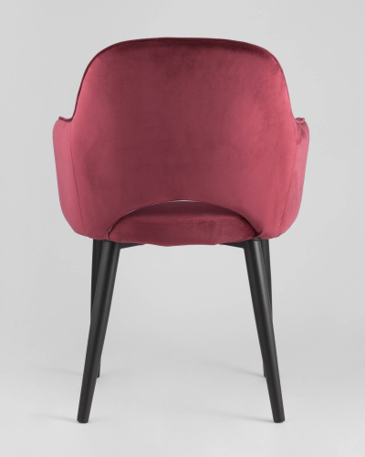 Стул Венера диамант велюр бордовый. Фото №7