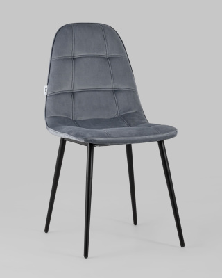 Стул Тейлор велюр серый. Фото