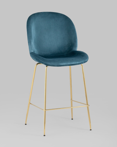 Стул полубарный Beetle со спинкой маренго. Фото №3