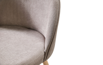 Барный стул 373B бежевый/дерево. Фото №4