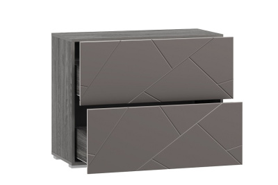 Тумба Summit НМ 011.87-01, Софт Графит, Ясень Анкор темный фото Тумба Summit НМ 011.87-01, Софт Графит, Ясень Анкор темный. Фото №2