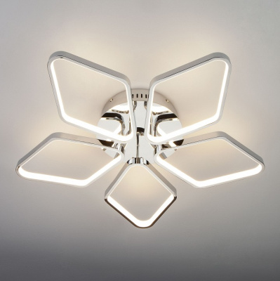 Потолочная люстра Eurosvet Kalifea 90081/5 хром 65W. Фото