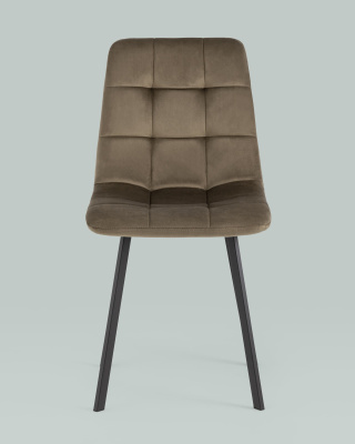 Стул Chilly велюр коричневый. Фото