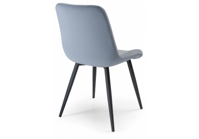 Стул Fox light blue / black. Фото