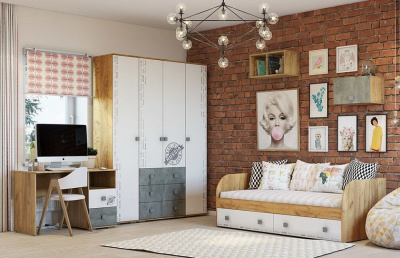 Полка навесная Тренд,коричневый. Фото №4