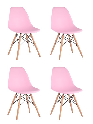 Стул DSW розовый x4 фото Стул DSW розовый x4. Фото №2