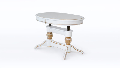 Стол Лира 11 (трансформер) резная нога. Фото