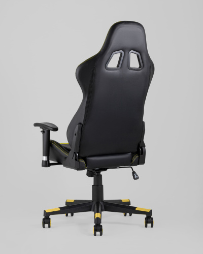 Кресло игровое TopChairs Cayenne желтое. Фото №7