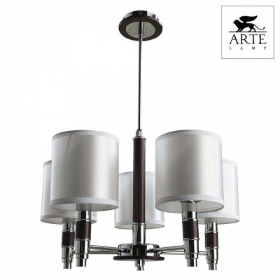 Люстра на штанге Arte Lamp Circolo A9519LM-5BR. Фото