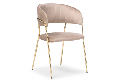 Стул Kamelia cappuccino / gold. Фото