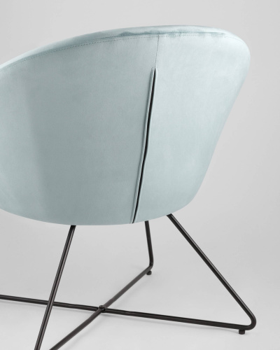 Кресло Колумбия пыльно-голубое. Фото №8