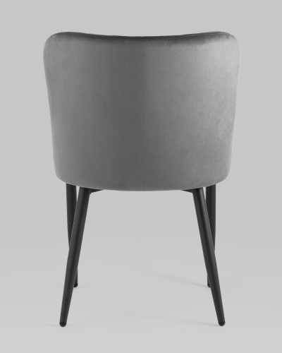 Стул Ститч велюр серый. Фото №6