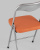 Стул складной ДЖОН металлик, оранжевый. Фото №9