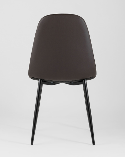 Стул Тейлор экокожа тёмно-коричневый. Фото №6