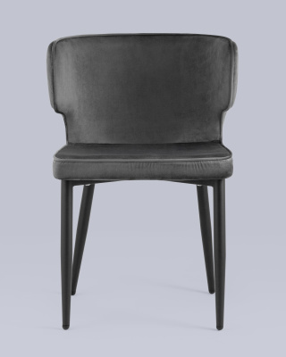 Стул Матео велюр серый. Фото