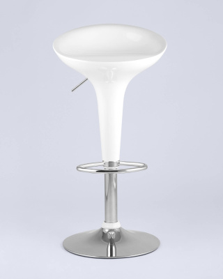 Стул барный Bomba (Бомба) белый. Фото №4