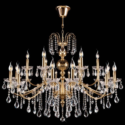 Подвесная люстра Eurosvet Treasure 3600/18 золото Strotskis. Фото