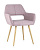 Стул Кромвель розовый