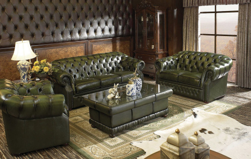 Диван В-128 (2-х местный) зеленый. Фото №9