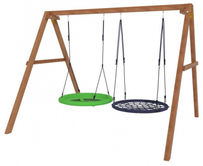 Качели детские Р911-24, коричневый фото Качели детские Р911-24, коричневый. Фото №3