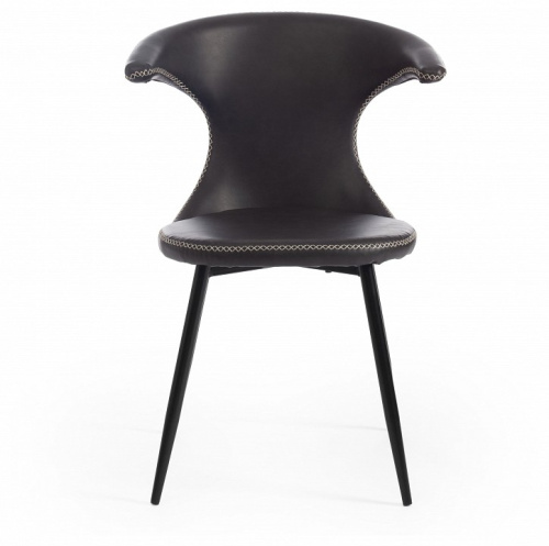 Стул FLAIR (mod. 9020) экокожа/металл, 60 х 56 х 78 см , серый 22/черный  (поставляется по 4 шт). Фото №2