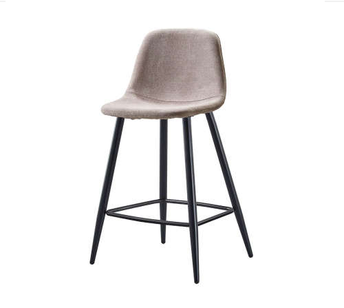 Стул полубарный 350S бежевый/черный. Фото №3