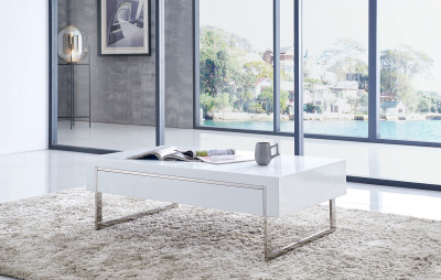 Стол журнальный CT-140 белый. Фото