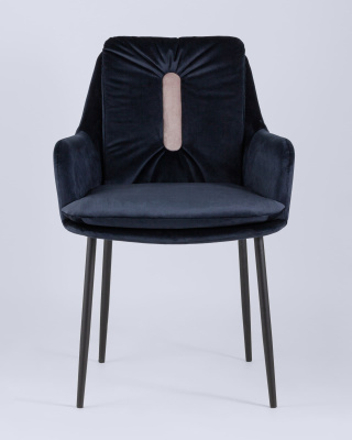 Кресло Саманта велюр темно-синий. Фото №5