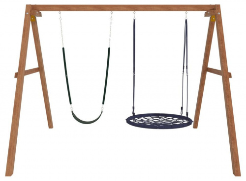 Качели детские Р911-23, коричневый. Фото №4